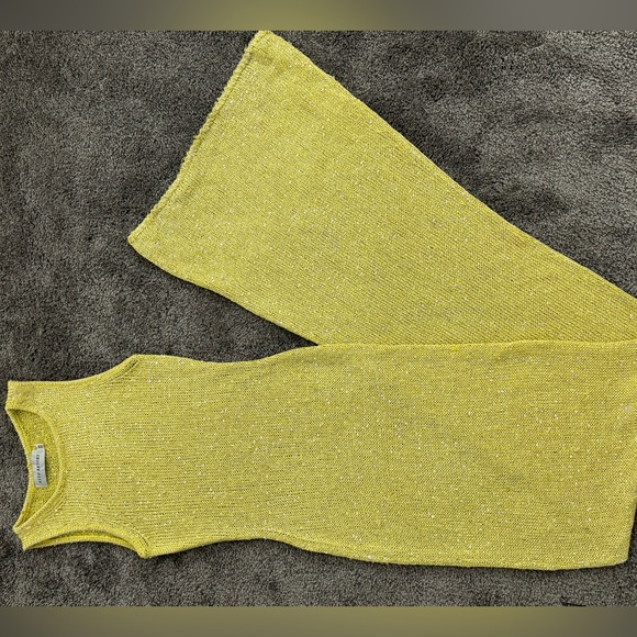 ASTA resort Natalia Dress - Chartreuse Sequin - Picture 7 of 8